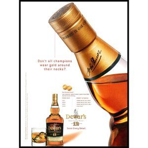 2003 Dewar's Special Reserve Scotch Vintage Print Ad San Francisco World Spirits